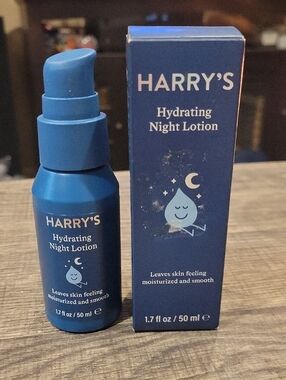 Harry's Hydrating Mens Night Lotion,full Size 1.7 Oz. Brand New In Box